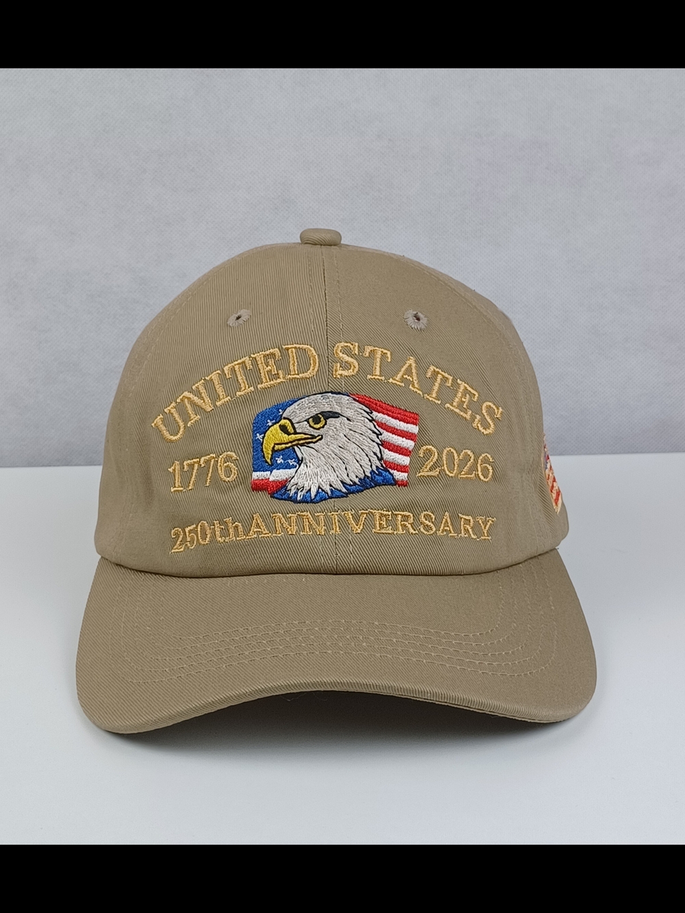United States 250th Anniversary Khaki Baseball Cap